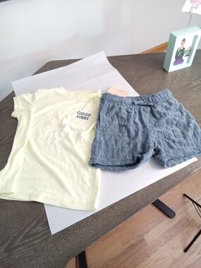 NWT Bixby Nomad Boys Good Vibes T-Shirt & Shorts Set 3T